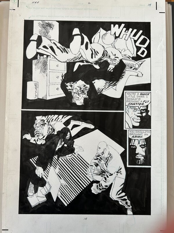 Frank Miller Hell and Back - Planche originale