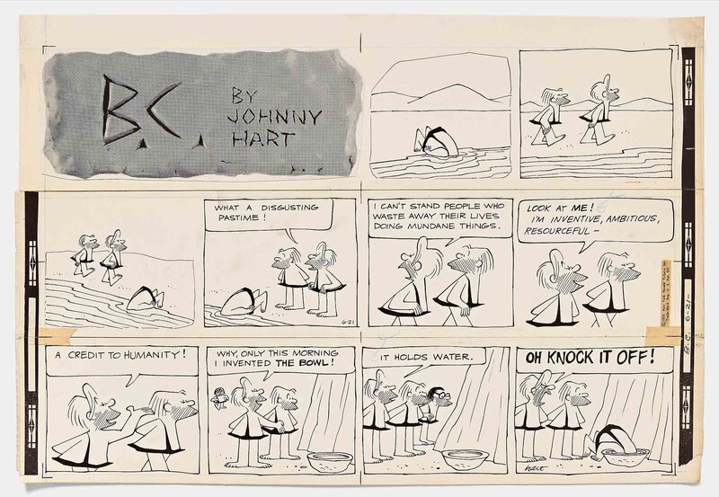 Johnny Hart, B.c. Sunday 1959 21 June - Comic Strip