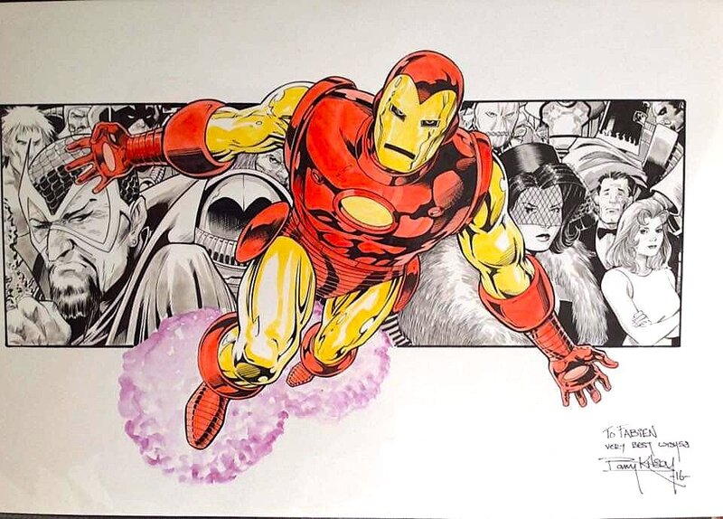 Iron-Man & Co. by Barry Kitson - Original Illustration
