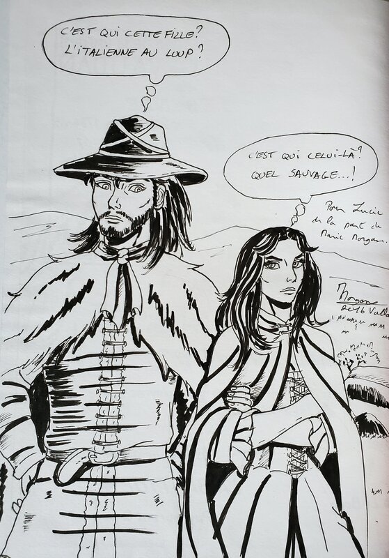 Marie Morgane, LUPUS DEI   T1 FILLE DE LA LOUVE - Dédicace