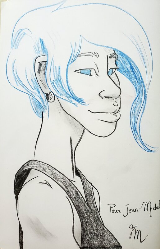Julie Maroh, LE BLEU EST UNE COULEUR CHAUDE - Sketch