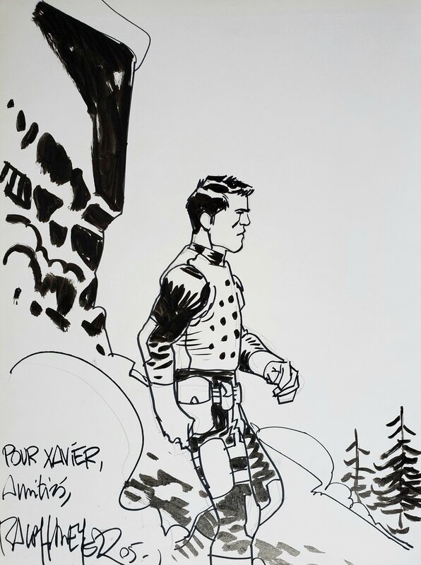 Ralph Meyer, IAN  T1 UN SINGE ELECTRIQUE - Sketch