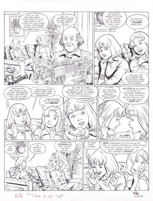 Dick Vlottes | 1976 | Ineke van Rijswijk - Comic Strip