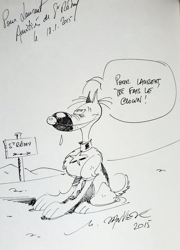 Morris, Michel Janvier, RANTANPLAN  LE CLOWN - Sketch