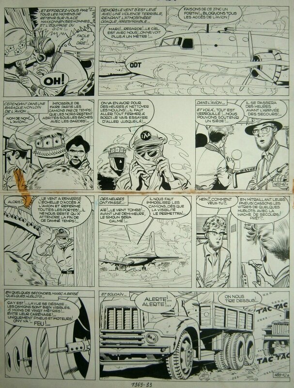 Eddy Paape, Marc Dacier - Les négriers du ciel, page 42 - Comic Strip