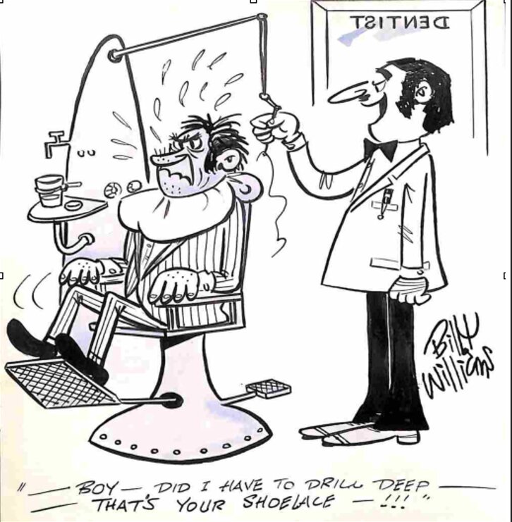 Dentiste par BILLY WILLIAMS - Illustration originale