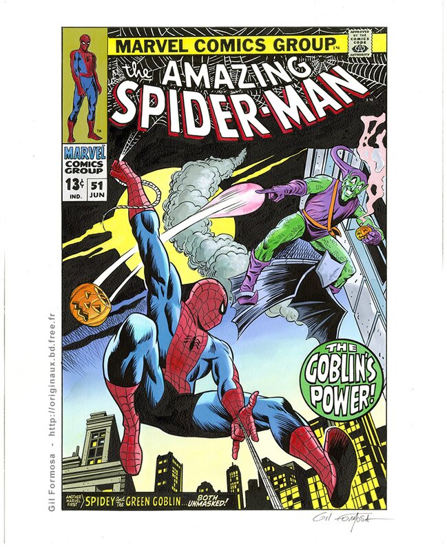 Spider-Man Cover by Gil Formosa - Original Cover