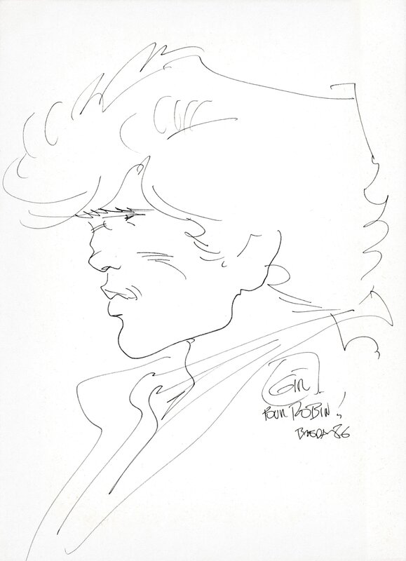 Jean Giraud, Blueberry (Breda, 1986) - Sketch