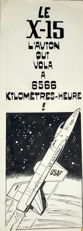 LE  X-15 by Guy Lehideux - Original Illustration