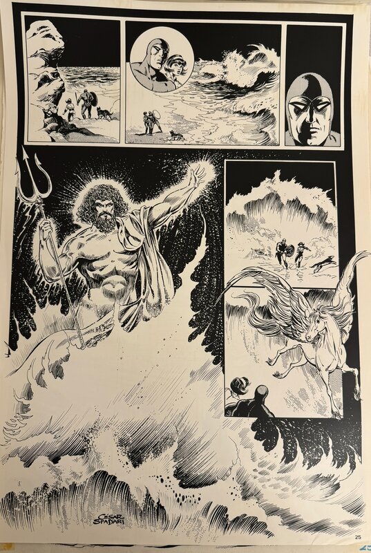 Phantom Greeks Gods par César Spadari - Planche originale
