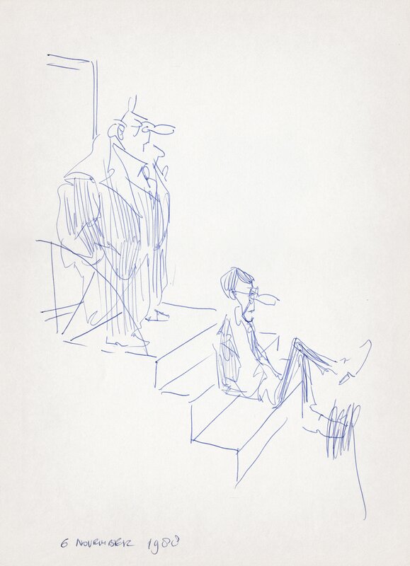 Peter van Straaten, Vader & Zoon (Den Haag, 1988) - Sketch