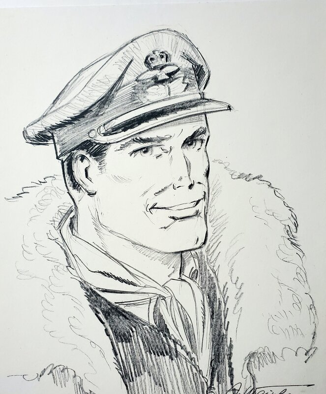 DAN COOPER par Albert Weinberg - Illustration originale