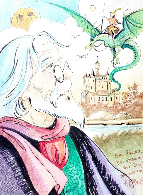 Florence Magnin, PAYS ROUX   couleur directe - Original Illustration
