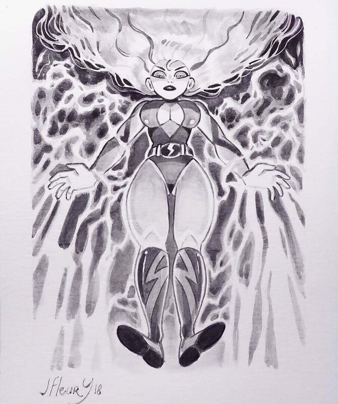 Tonnerre by Jérémie Fleury - Original Illustration