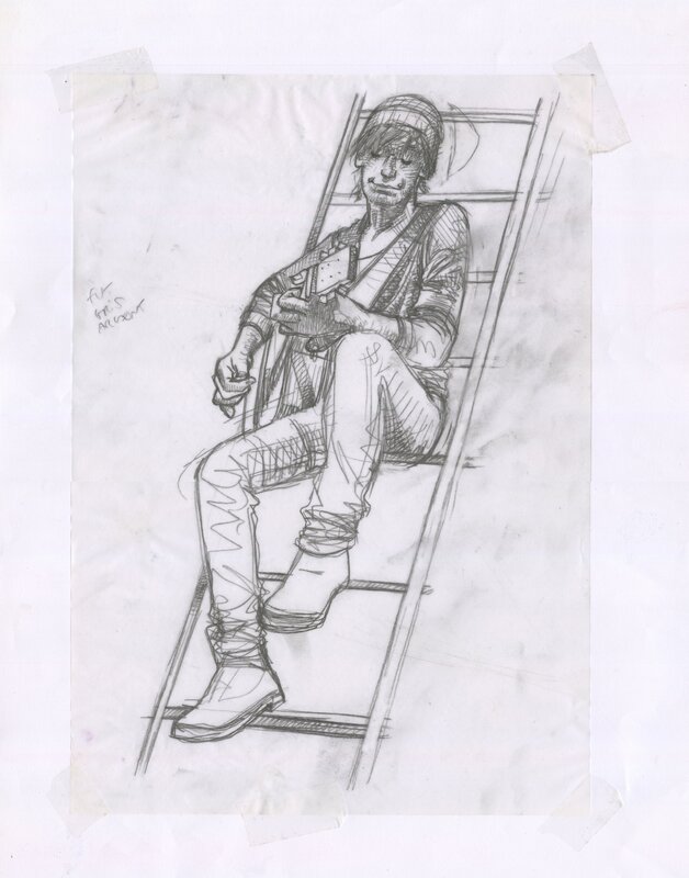 For sale - Lilyan, Jean-Louis Aubert (27) - Original Illustration