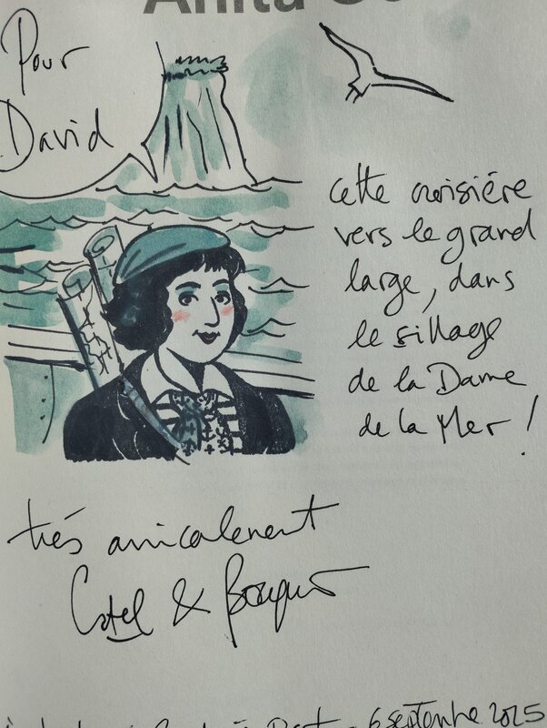Anita conti par Catel, José-Louis Bocquet - Dédicace
