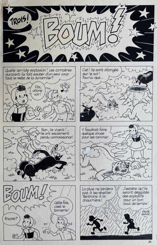 Claude Dubois, Sylvain et Sylvette - Le grand boum ! - Comic Strip