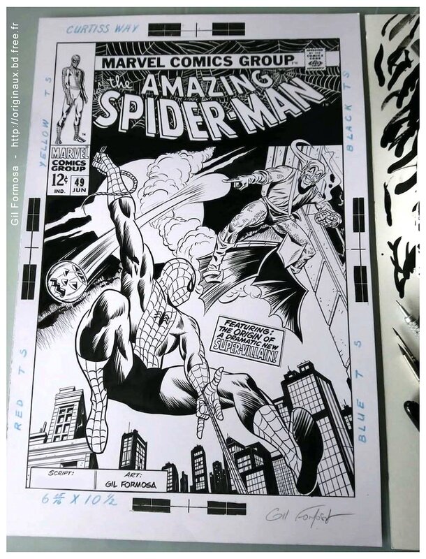 Gil Formosa, Sider-Man & Green Gobelin - Couverture originale