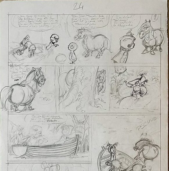 Sirius, Bouldadar et Colegram - Original art