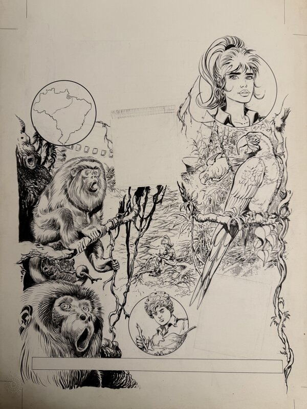César Spadari, Victor Mora, “Literary Jewels” The Zambesi - Comic Strip