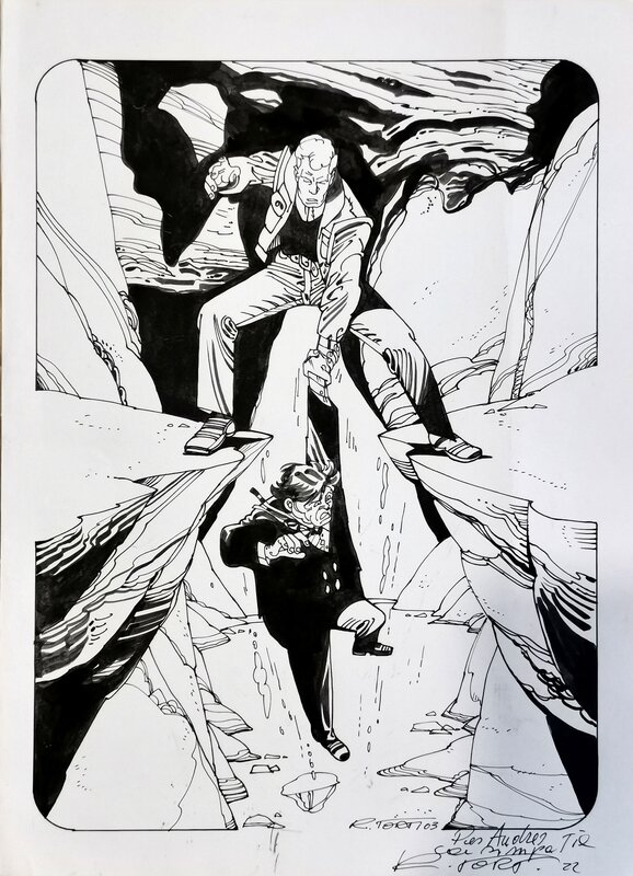 Martin Mystère par Rodolfo Torti - Illustration originale