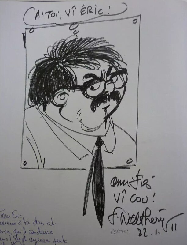 François Walthéry, Le regard du Passé - Natacha 21 - Dédicace
