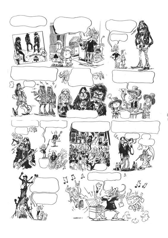 For sale - Le rock a papy by Johann Guyot - Comic Strip