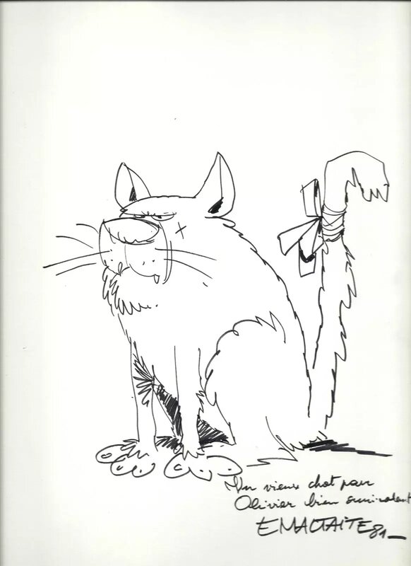 Mon vieux chat by Éric Maltaite - Sketch