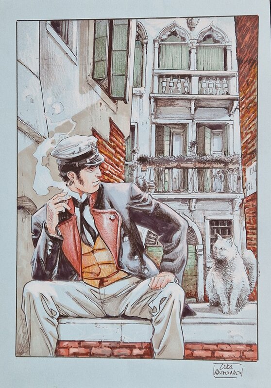Luca Raimondo, Corto Maltese - Omaggio a Pratt - Original Illustration