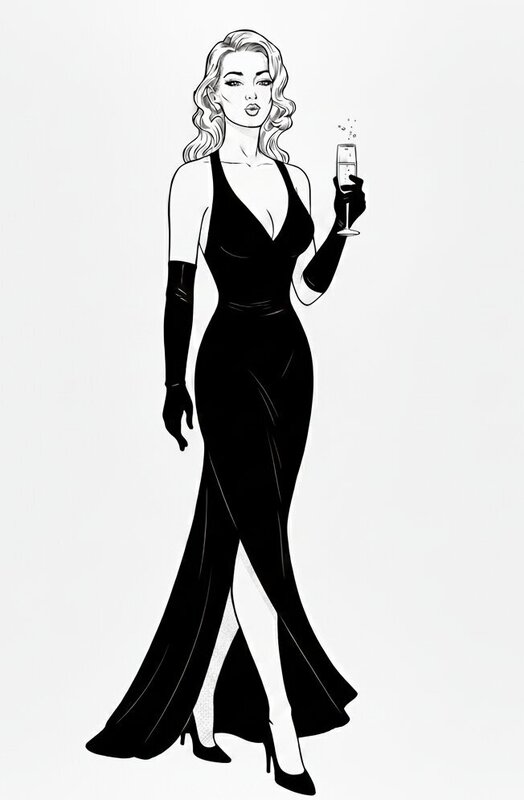 Elke par Enrique Millo - Illustration originale