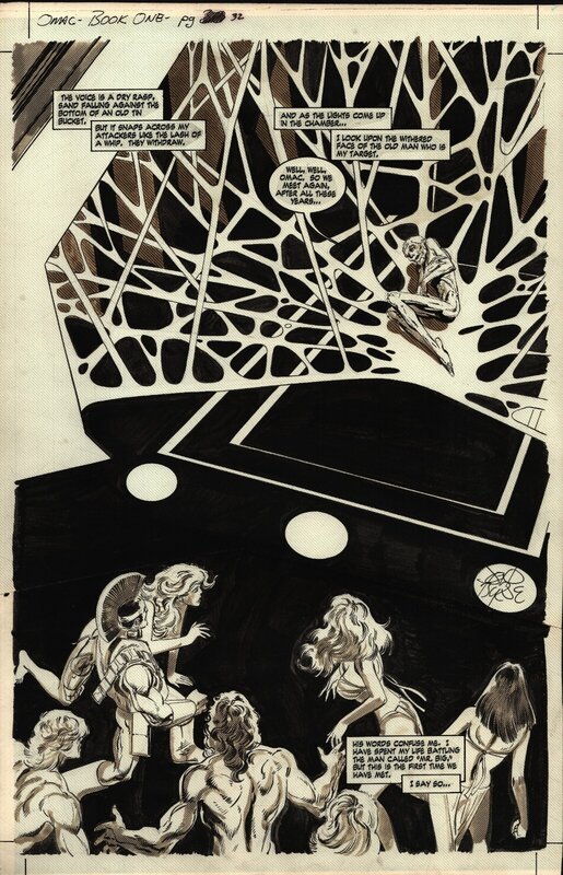 John Byrne - Omac #1 p32 - Planche originale