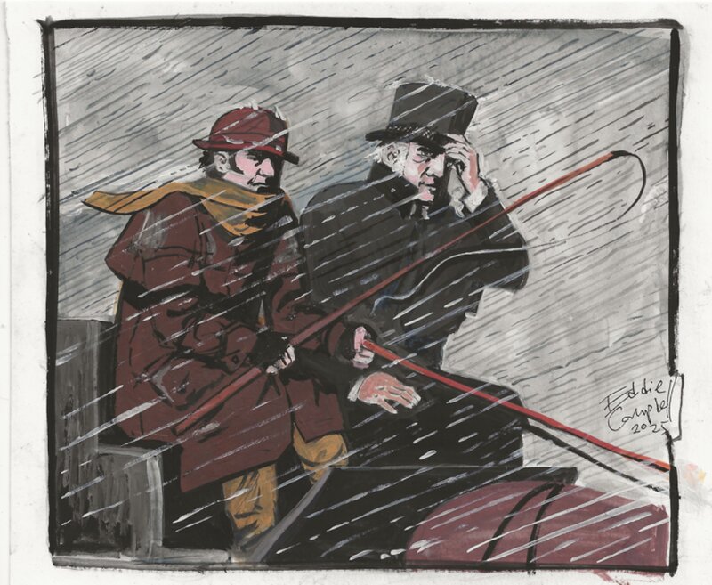 From Hell painting by Eddie Campbell - Original Illustration