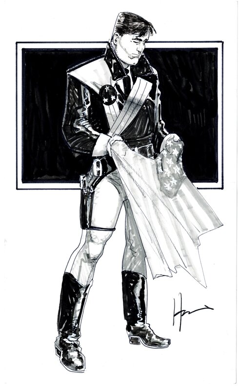 Howard Chaykin, American Flagg: Tattered - Original Illustration