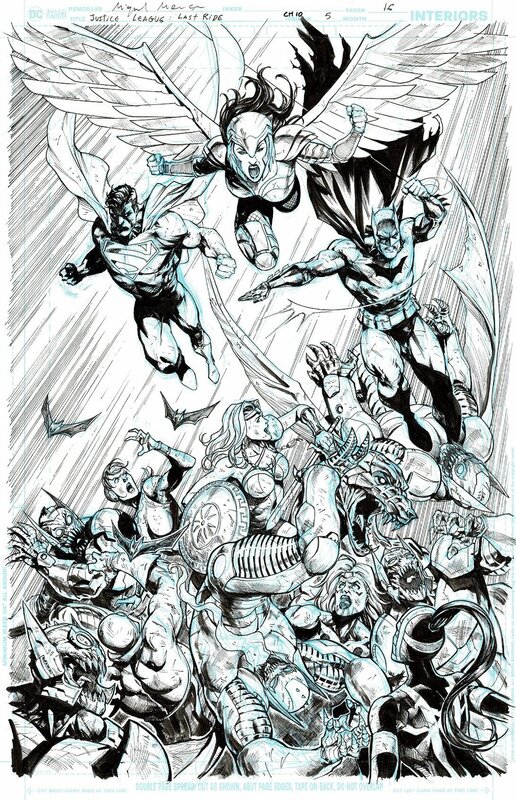 For sale - Miguel Mendonça, Justice League : Last Ride - Comic Strip