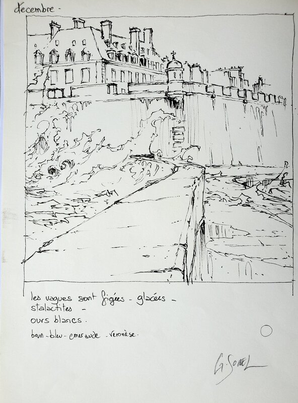 DECEMBRE by Guillaume Sorel - Original art
