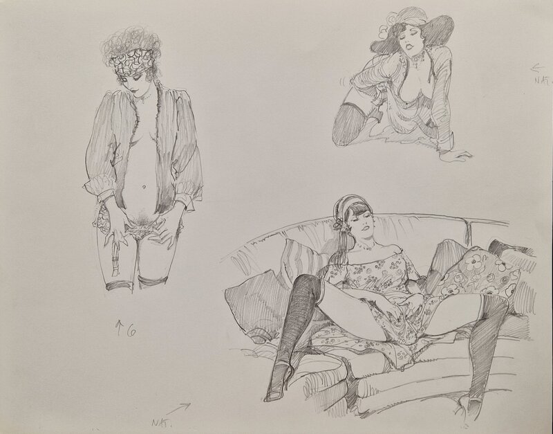 Smoldering Silence by Leone Frollo - Original Illustration