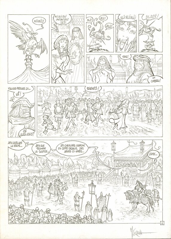 For sale - Bruno Maïorana, Garulfo tome 6 planche 06 - Comic Strip