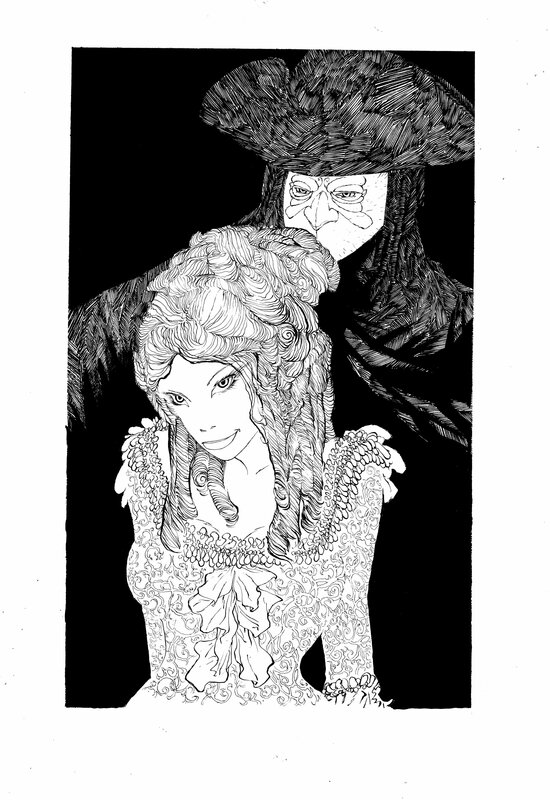 En vente - Venise 2 par Bruno Maïorana - Illustration originale