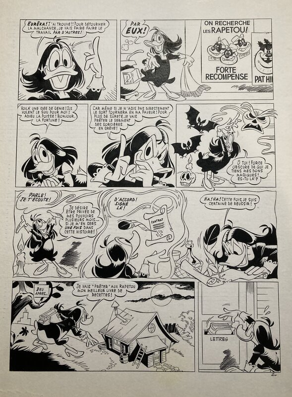 Miss Tick forever par Claude Marin - Planche originale