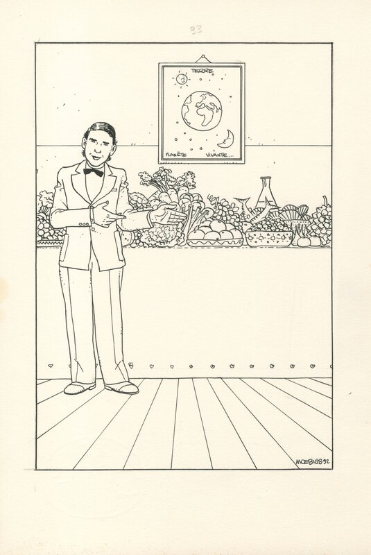 For sale - Moebius, Mangez mieux, vivez mieux - Comic Strip