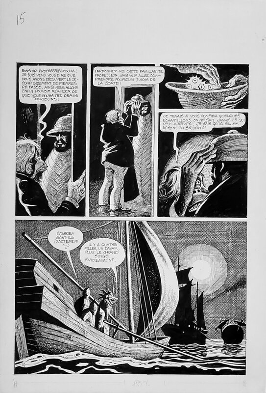 Bornéo Joe par Georges Pichard - Planche originale
