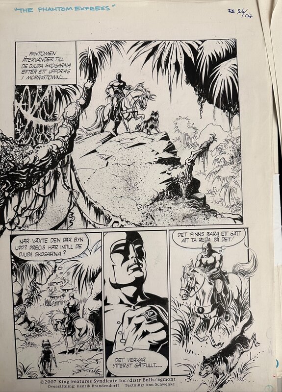 César Spadari, Phantom in the woods - Comic Strip