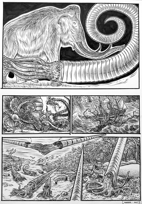 Alpha Directions par Jens Harder - Planche originale