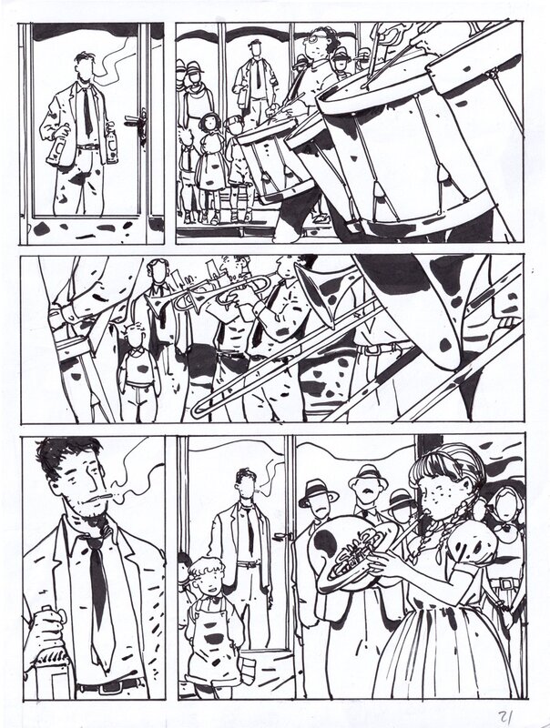 For sale - Bruno Le Floc'h, Saint-Germain, puis rouler vers l'ouest - Comic Strip