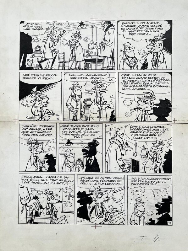 Raymond Macherot, Clifton et les espions - Comic Strip