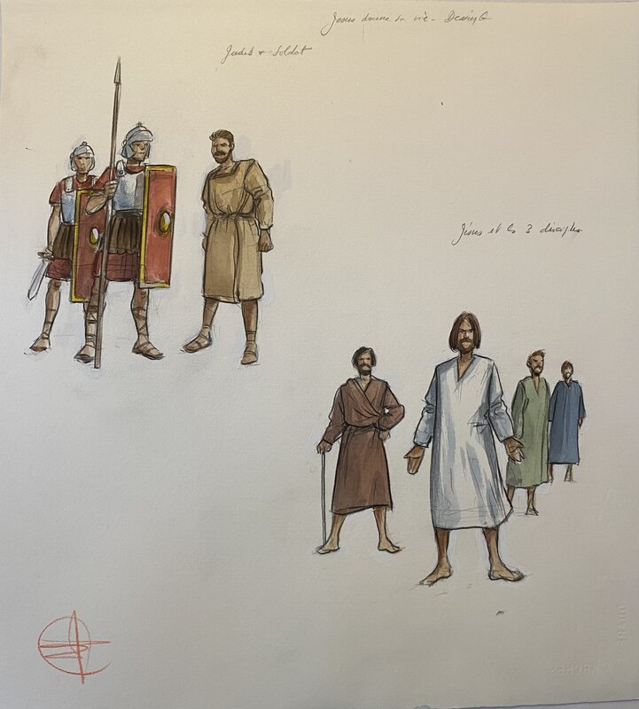 Stéphan Agosto, planche originale, 