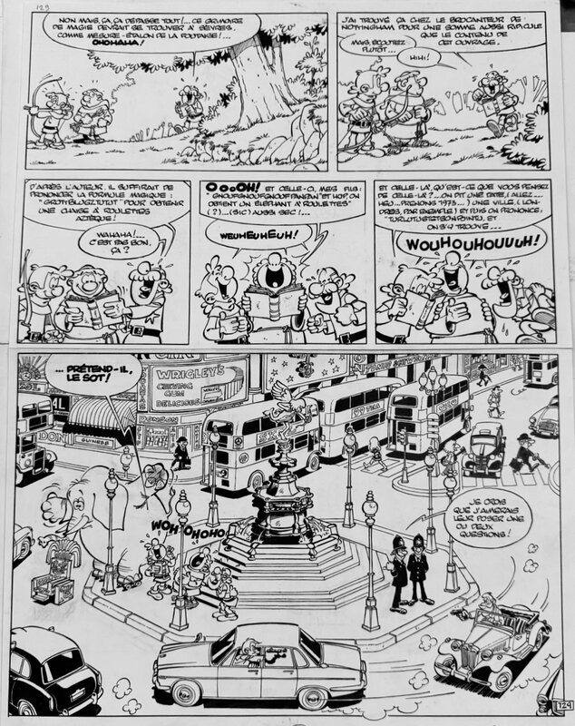 Turk, Robin Dubois et Clifton - Comic Strip