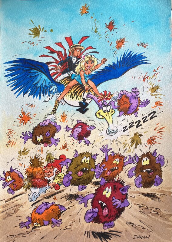 Dany, Olivier Rameau, Colombe, Razibus, les Loufoques Poyoutouffus, Kolossal - Comic Strip