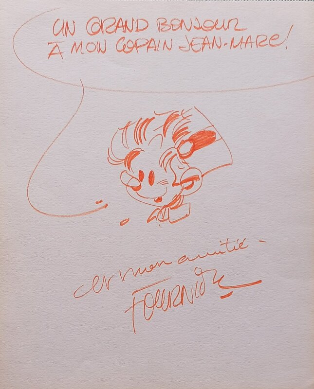Spirou by Jean-Claude Fournier - Sketch