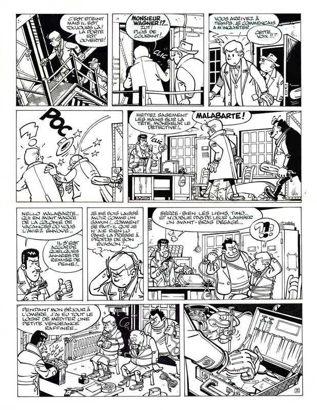 For sale - Turk : Gil Jourdan, Injection directe planche 2 - Comic Strip